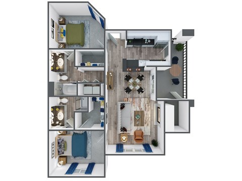Barcelona Floor Plan at Springs at Continental Ranch, Tucson, 85743